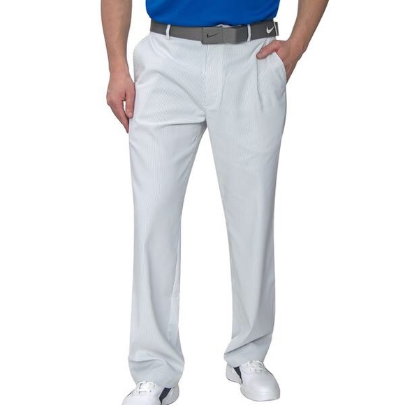striped golf pants